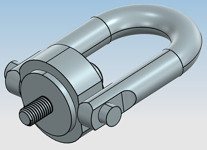 M12 hoist ring 3D print model