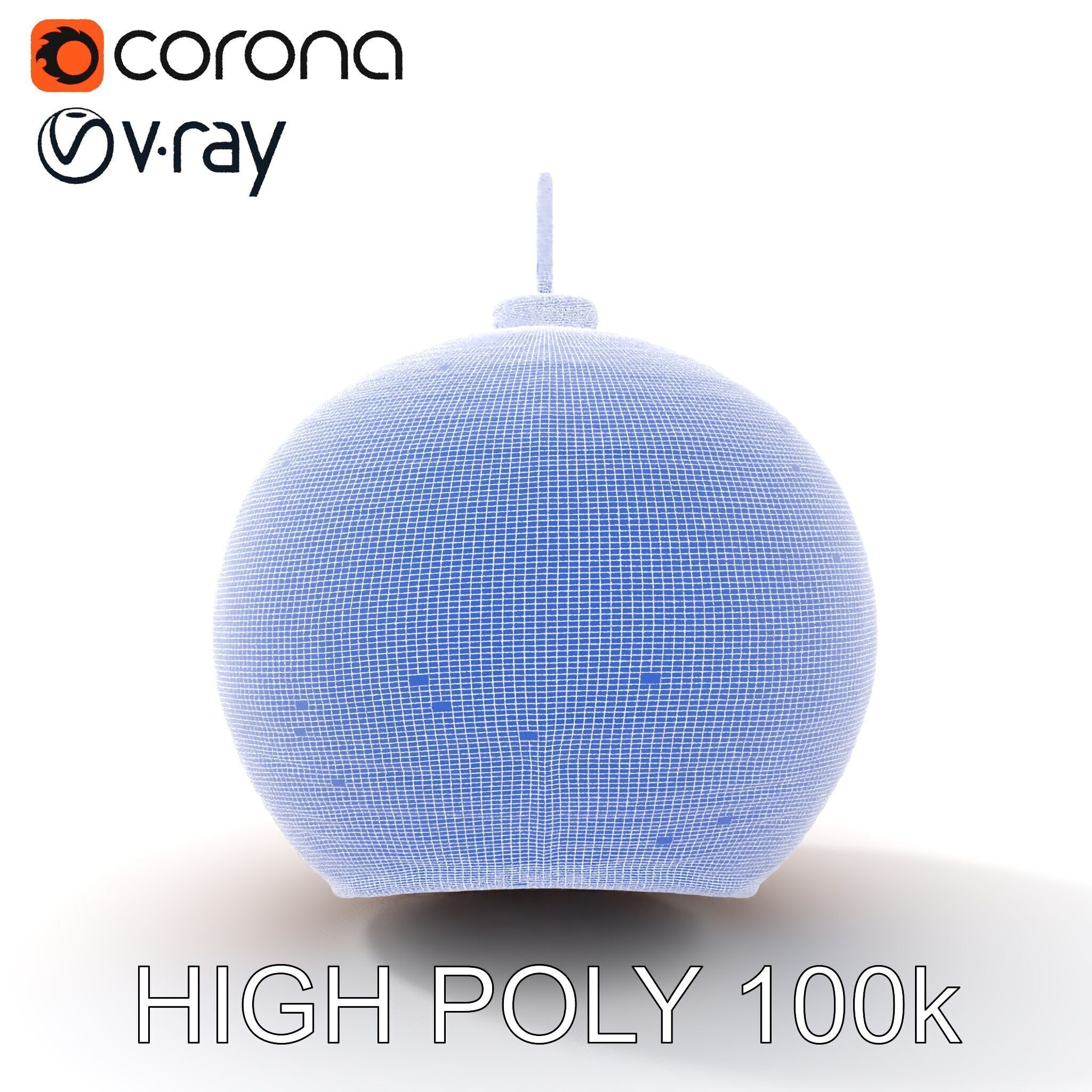 Wicker Pendant Light model pack for interior decoration Low-poly 3D model_21