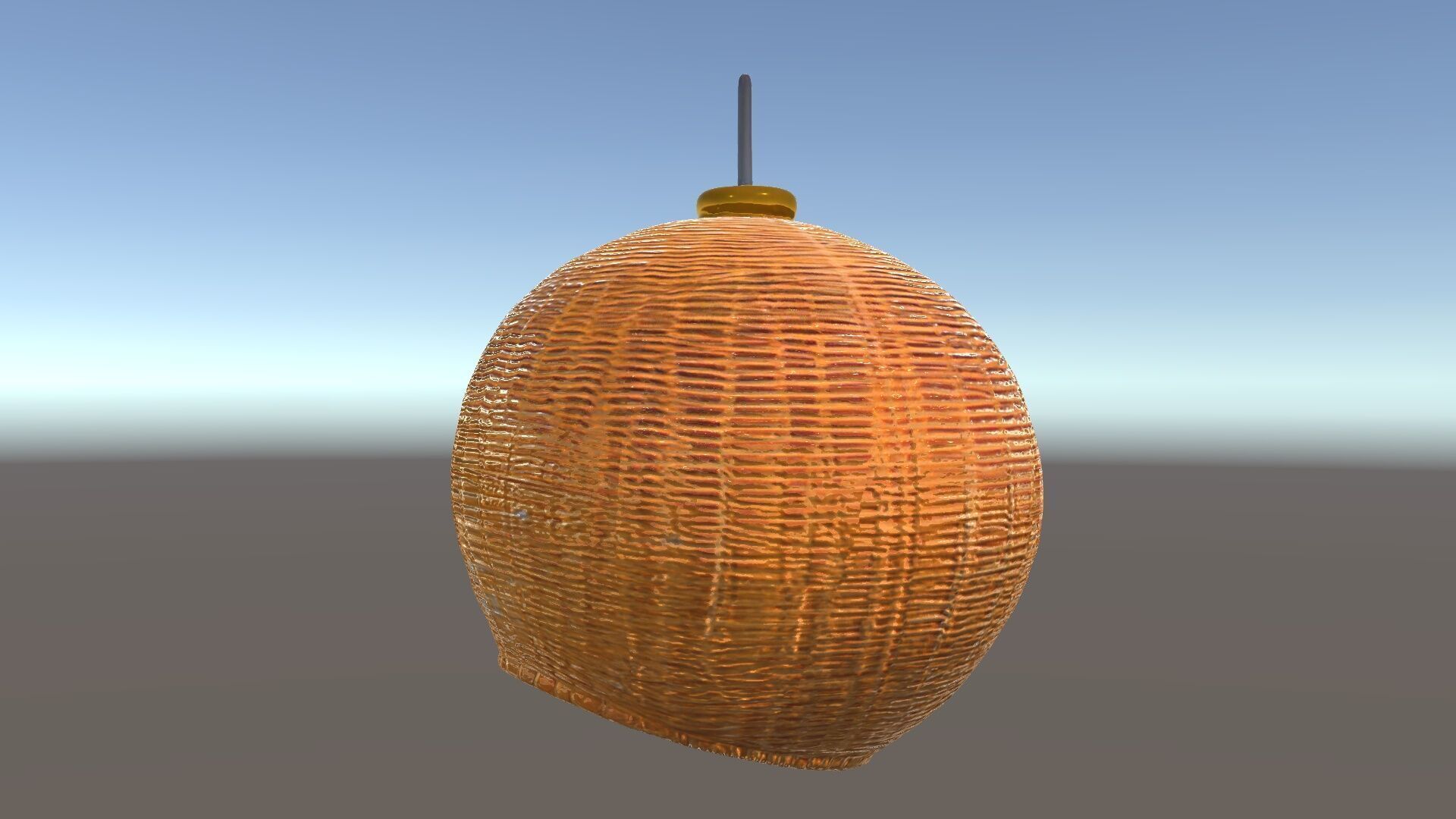 Wicker Pendant Light model pack for interior decoration Low-poly 3D model_34