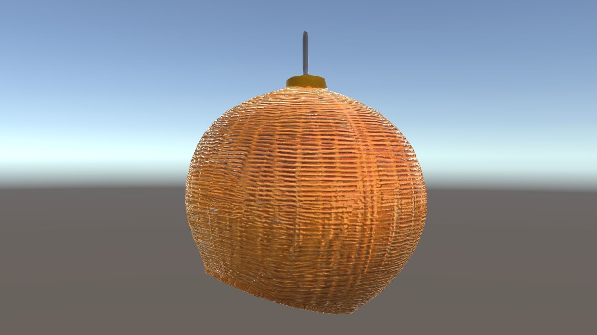 Wicker Pendant Light model pack for interior decoration Low-poly 3D model_35