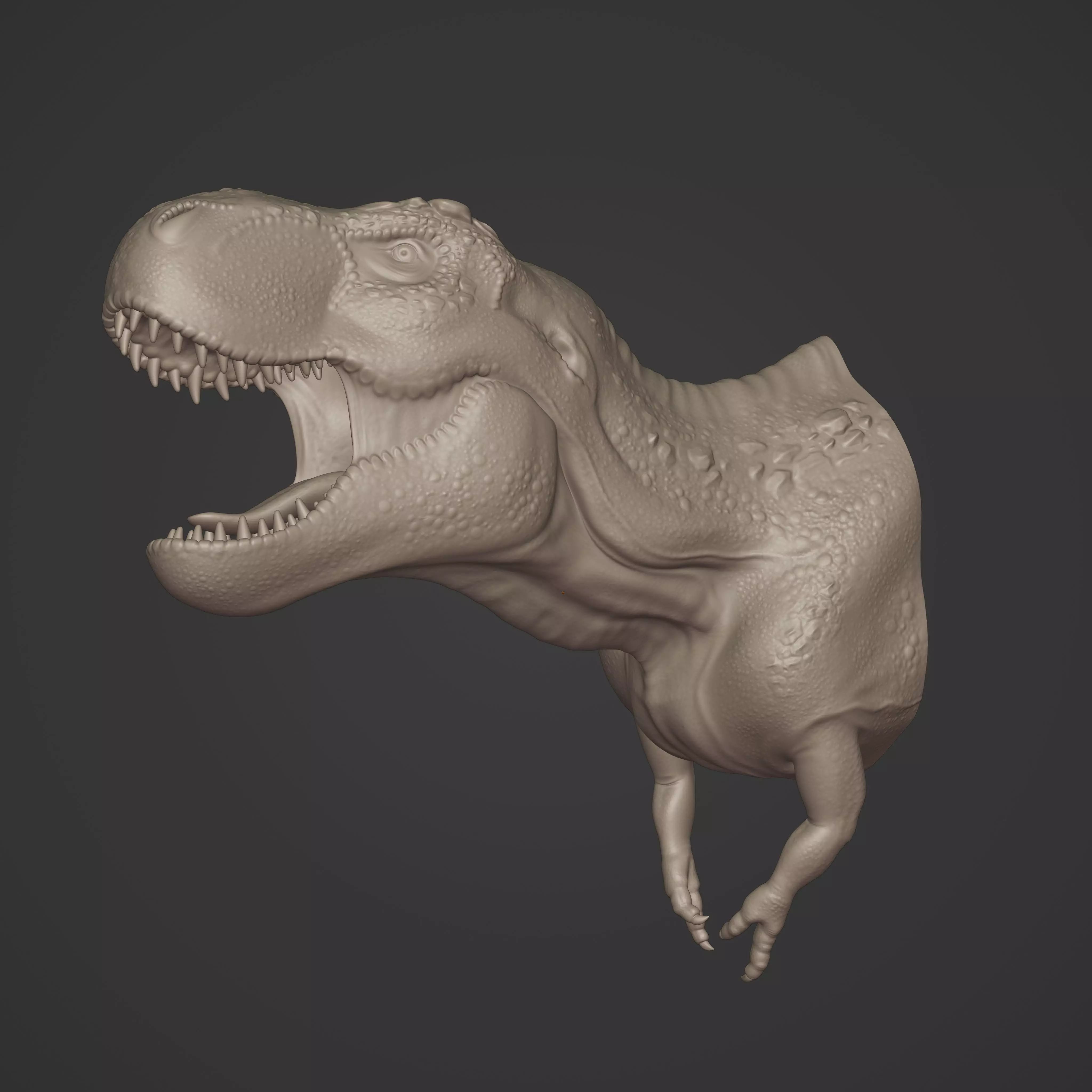 Tyrannosaurus Rex Bust 3D print model_0