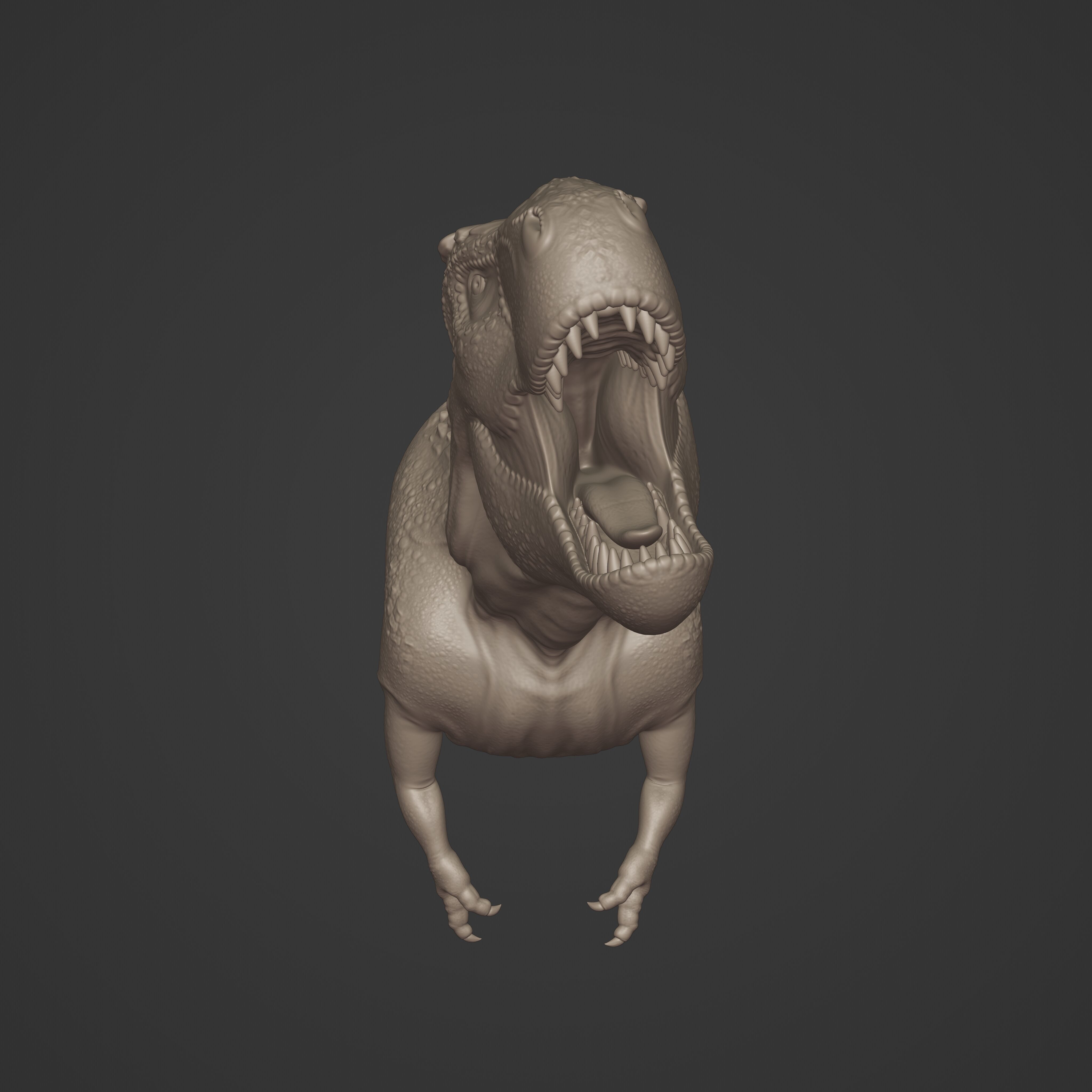 Tyrannosaurus Rex Bust 3D print model_1