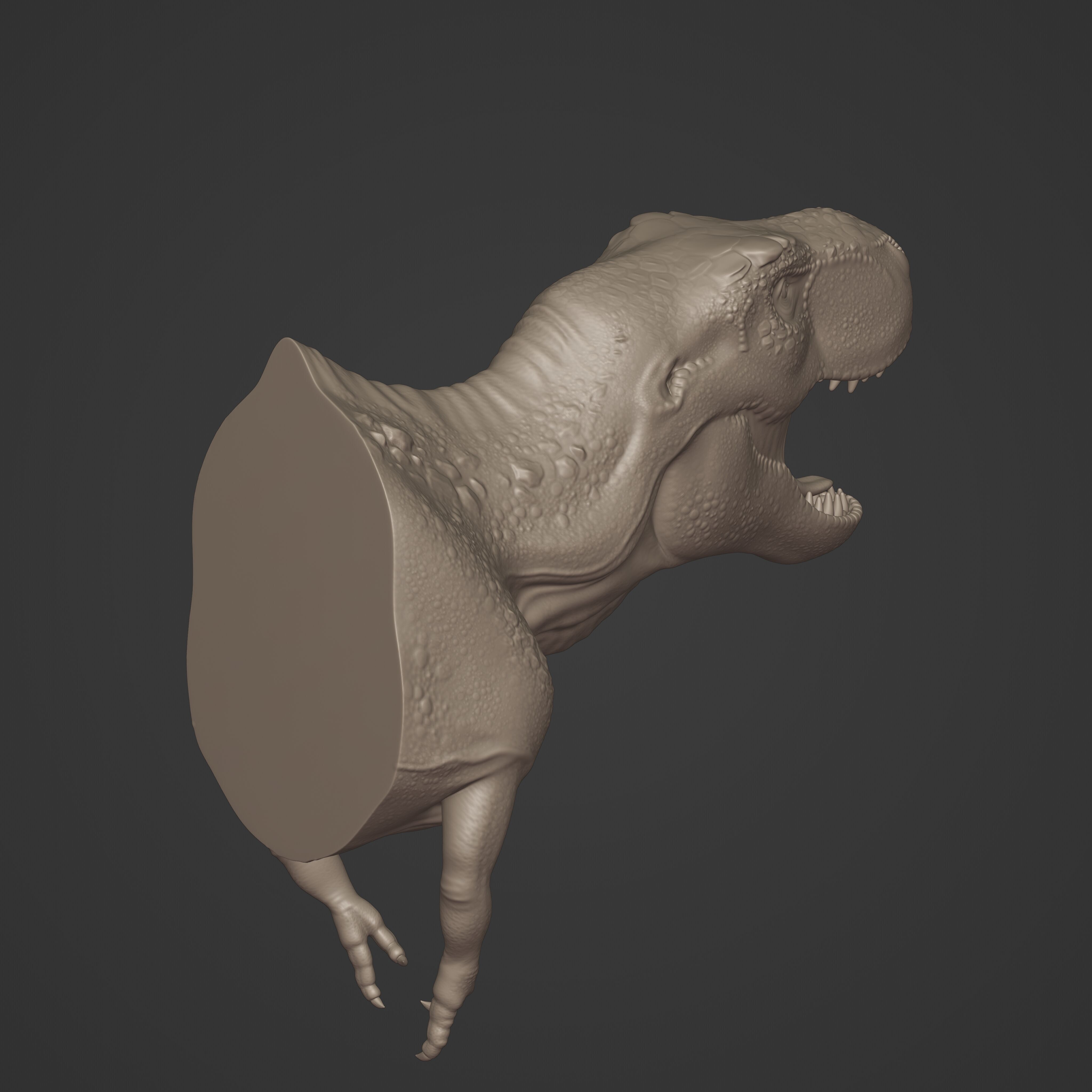 Tyrannosaurus Rex Bust 3D print model_2