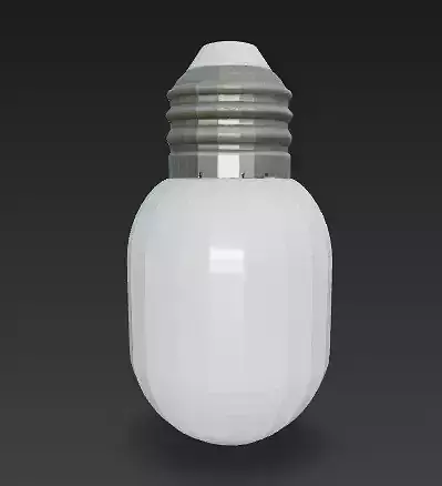 Geometric Oval LED Bulb