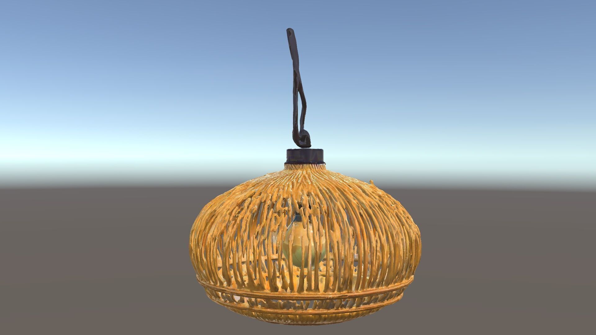 Wicker Pendant Lamp Model Pack for Interior Design Low-poly 3D model_35