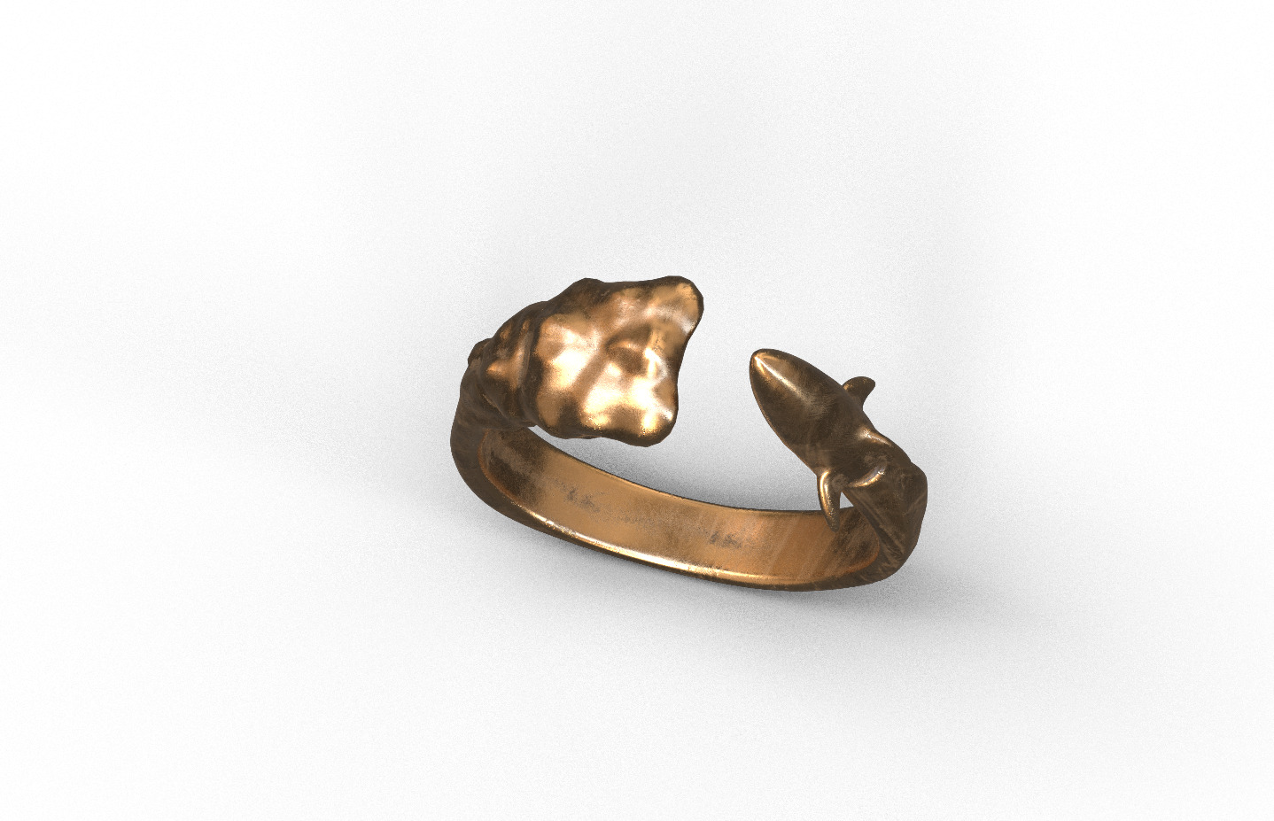 High-Quality 3D Ring Jet Model Low-poly 3D model_4