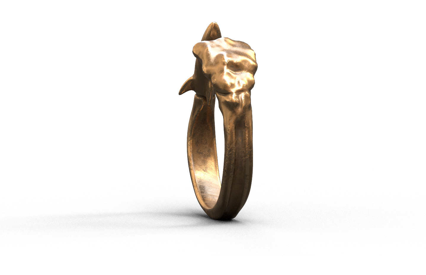 High-Quality 3D Ring Jet Model Low-poly 3D model_2