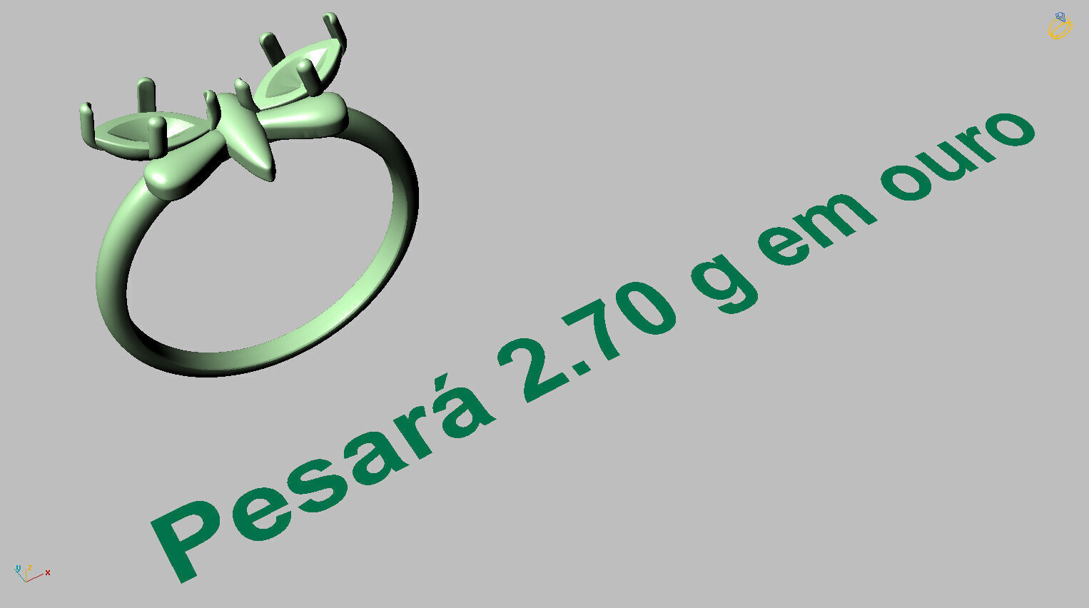 Dragonfly Ring 3D print model_13