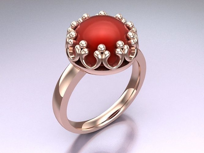Stone Rings - Womens Rings - N718941 3D print model