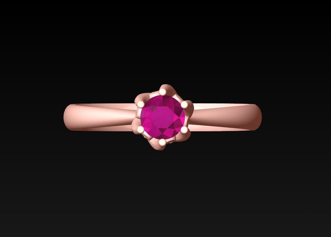 Diamond Ring - Womens Rings - N719831 3D print model_4