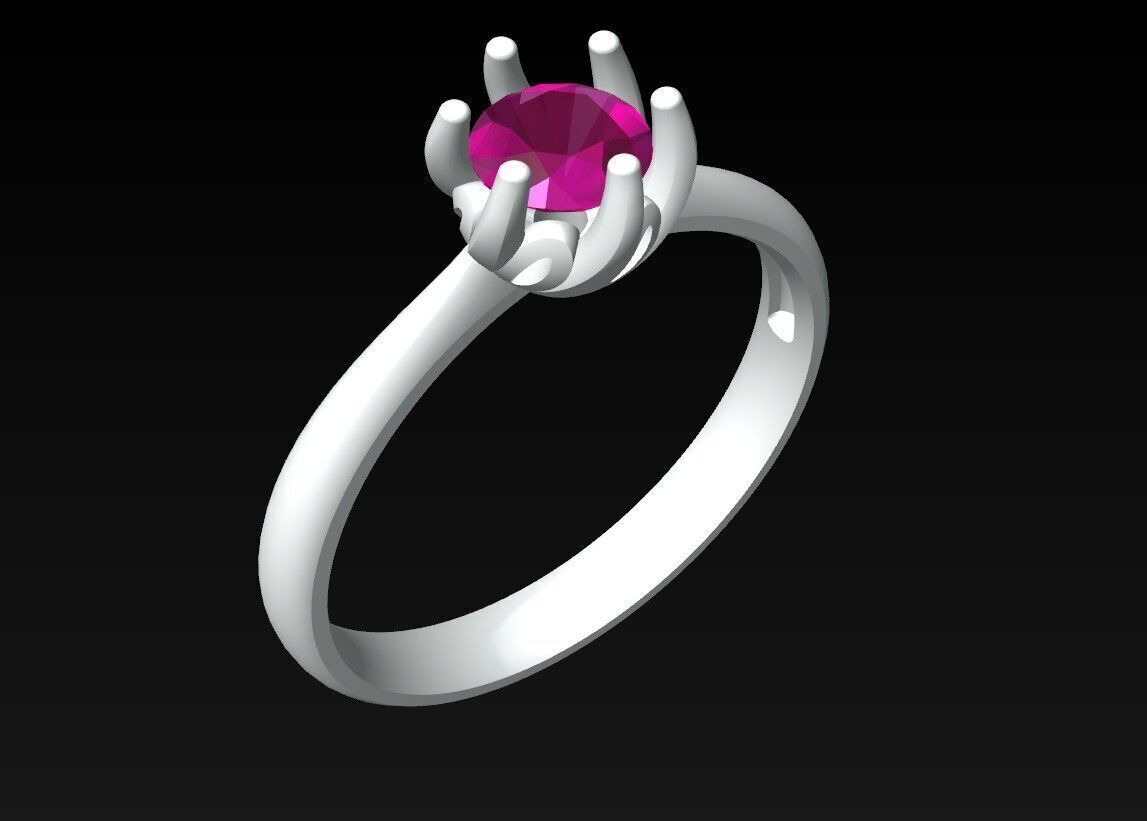 Diamond Ring - Womens Rings - N719831 3D print model_2