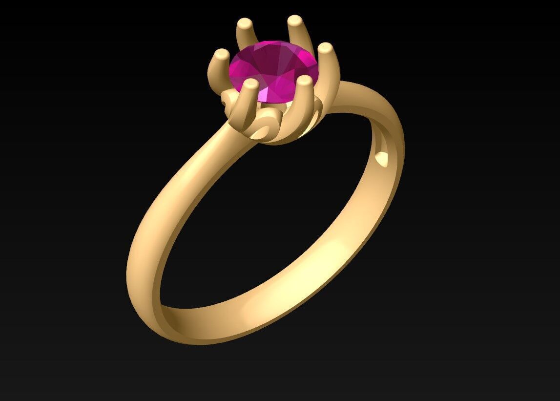 Diamond Ring - Womens Rings - N719831 3D print model_3