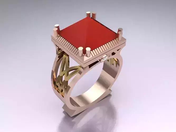 Square Stone Rings - Womens Rings - N719926