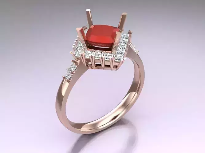 Square Stone Rings - Womens Rings - N628540