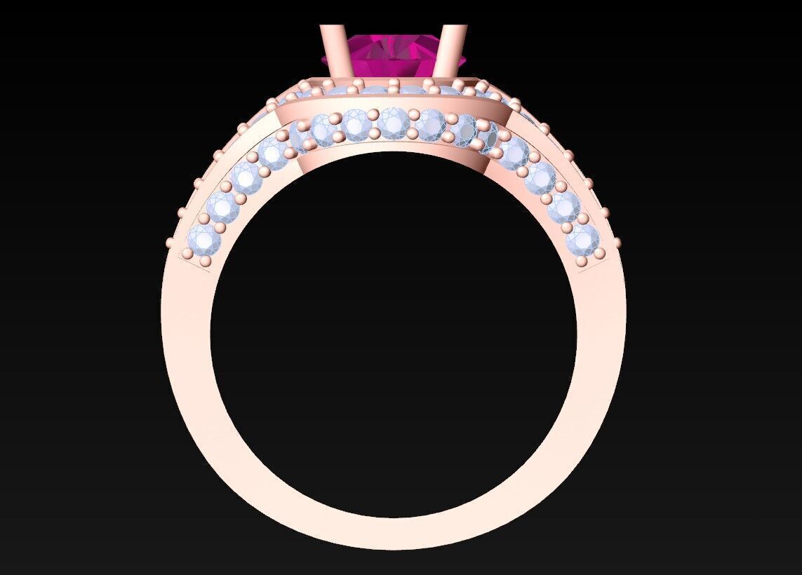 Diamond Ring - Womens Rings - N719956 3D print model_5