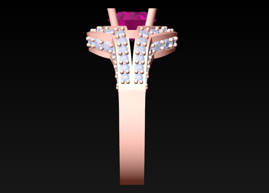 Diamond Ring - Womens Rings - N719956 3D print model_6