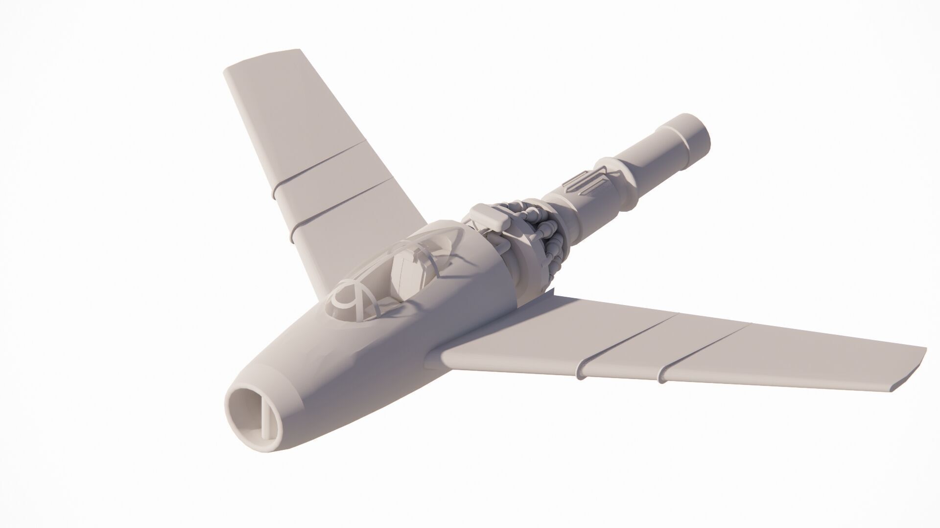 Spaceship-spacecraft-55 3D model_11