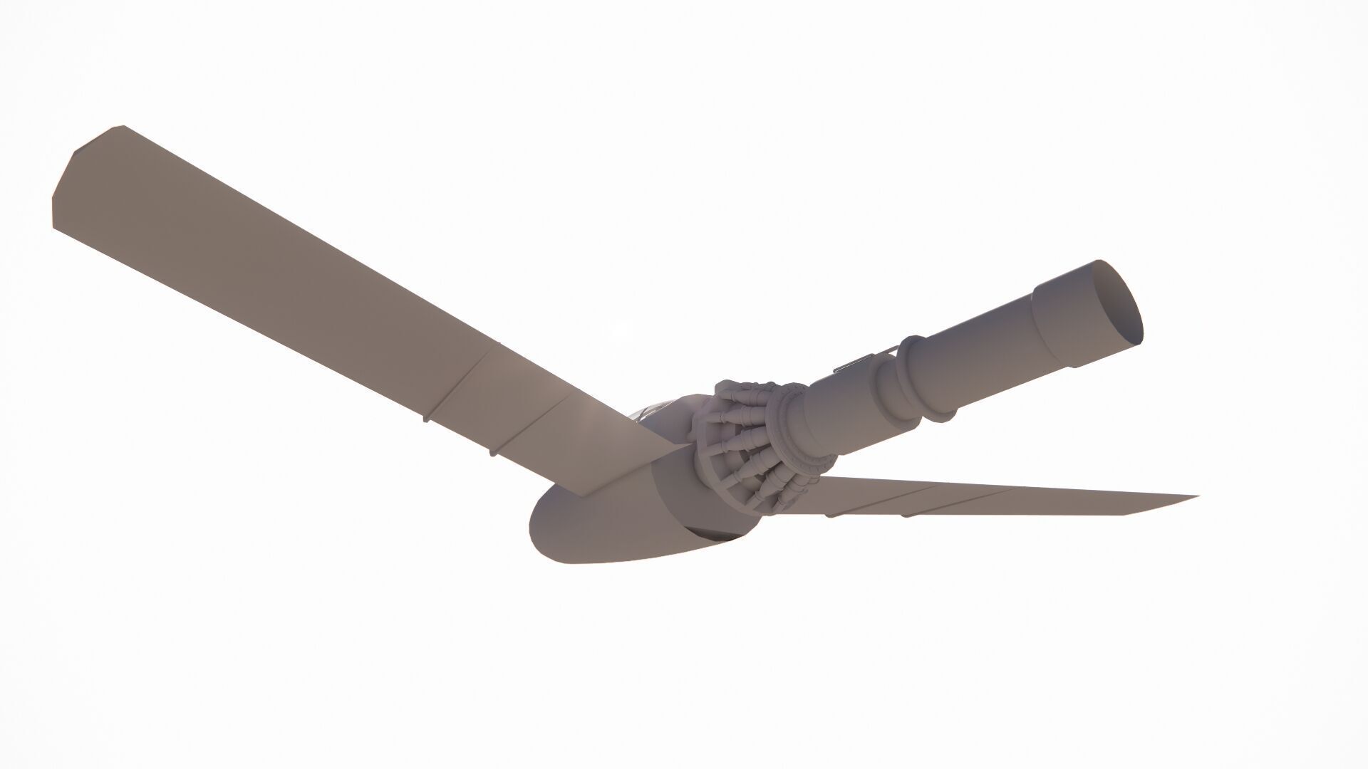 Spaceship-spacecraft-55 3D model_4