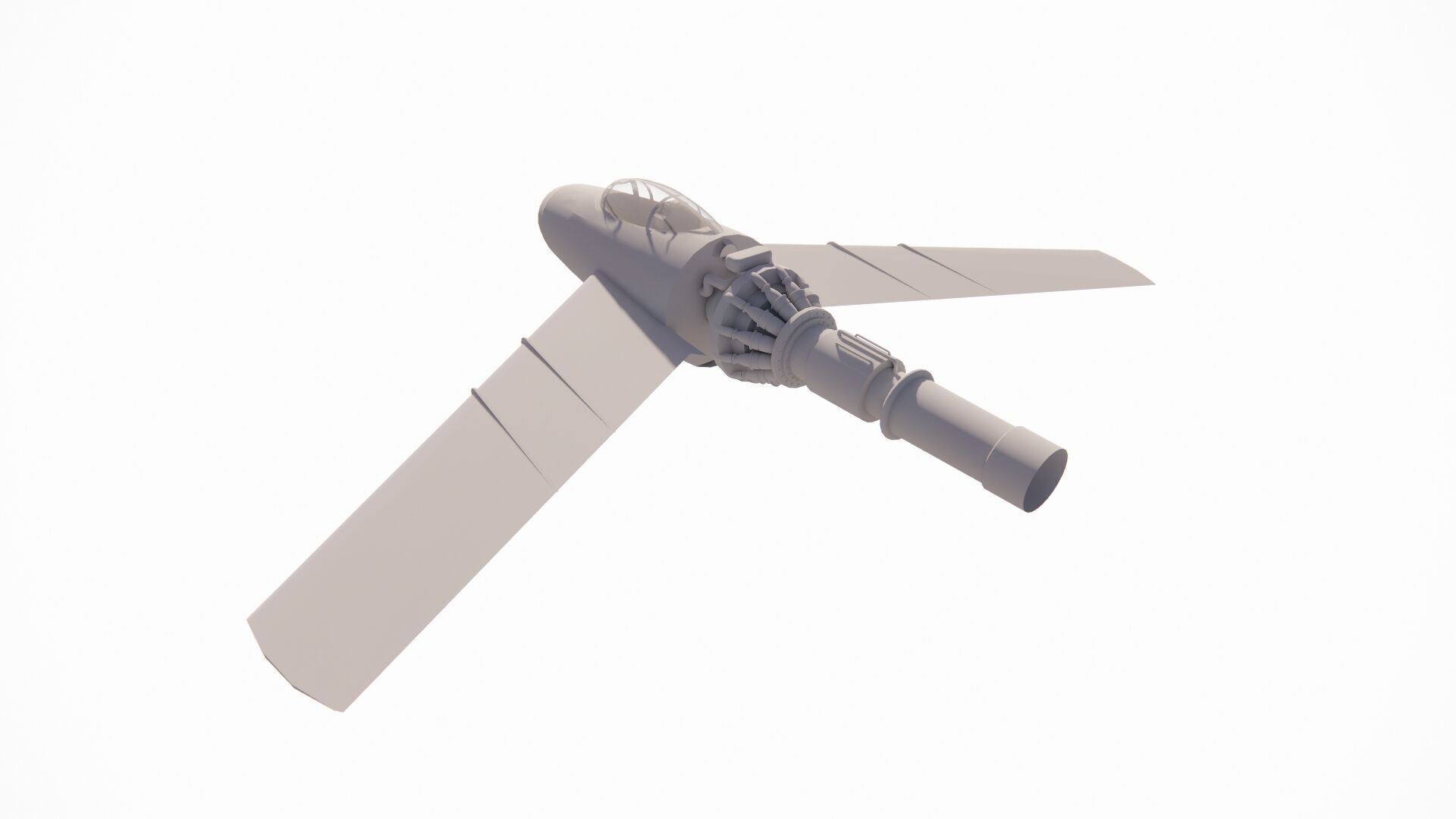 Spaceship-spacecraft-55 3D model_2