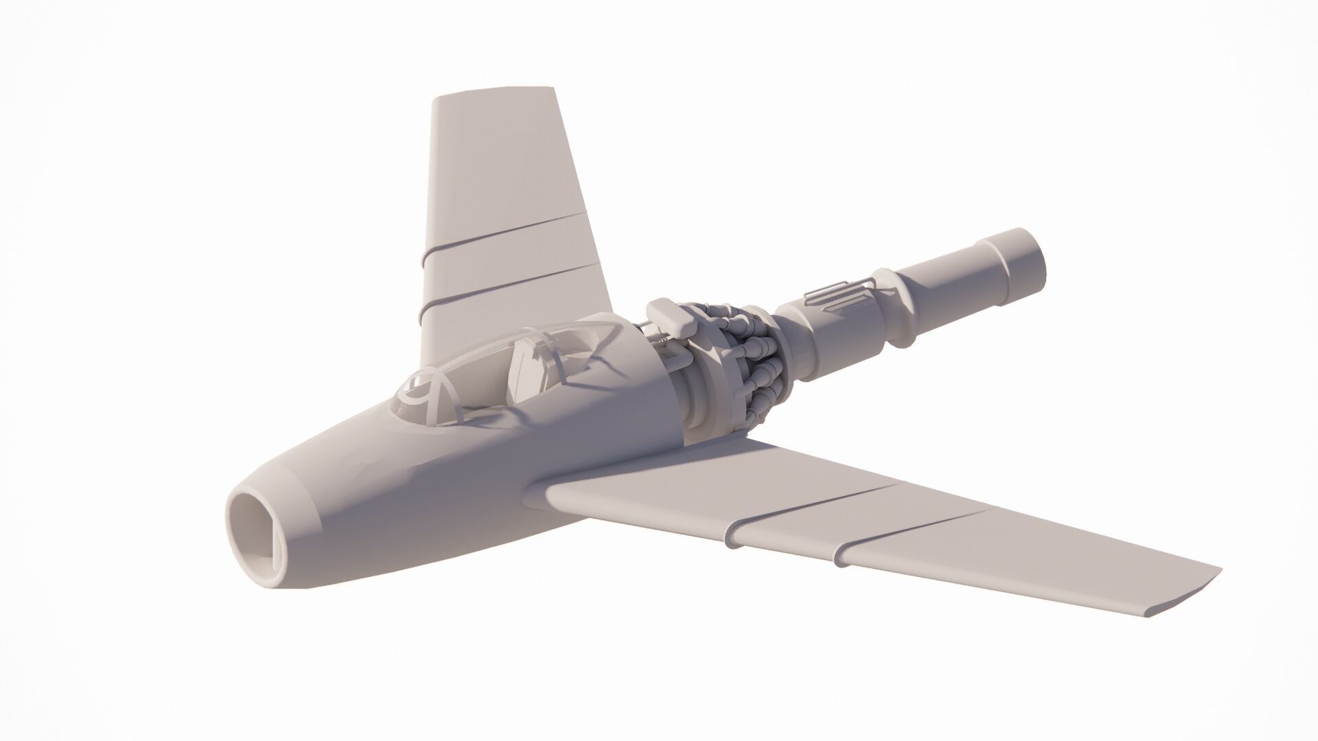 Spaceship-spacecraft-55 3D model_1