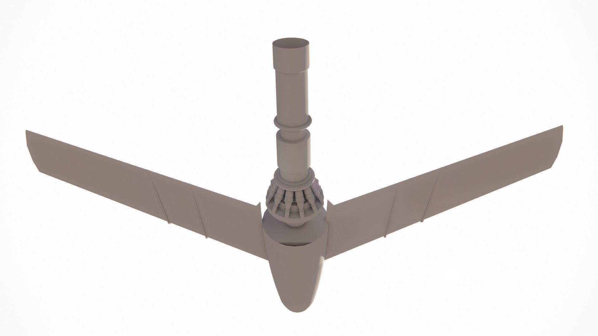 Spaceship-spacecraft-55 3D model_9