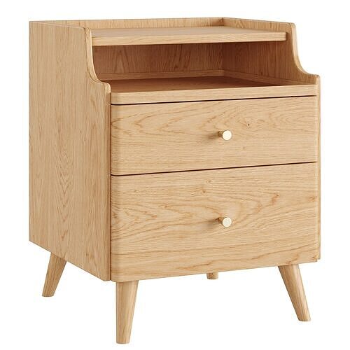 Litfad - Open Storage Accent Table Nightstand 3D model