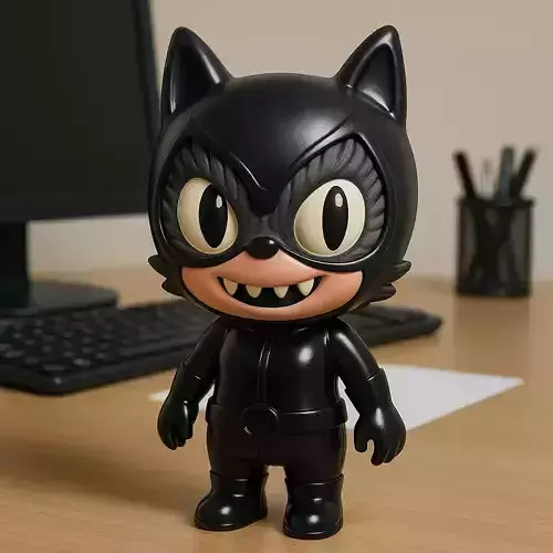 Labubu - Cat woman DC Comics statue - 3D print