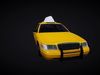 Car Taxi 01 3D model_1