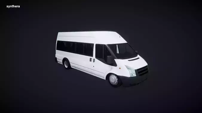 Van Minibus 01 3D model