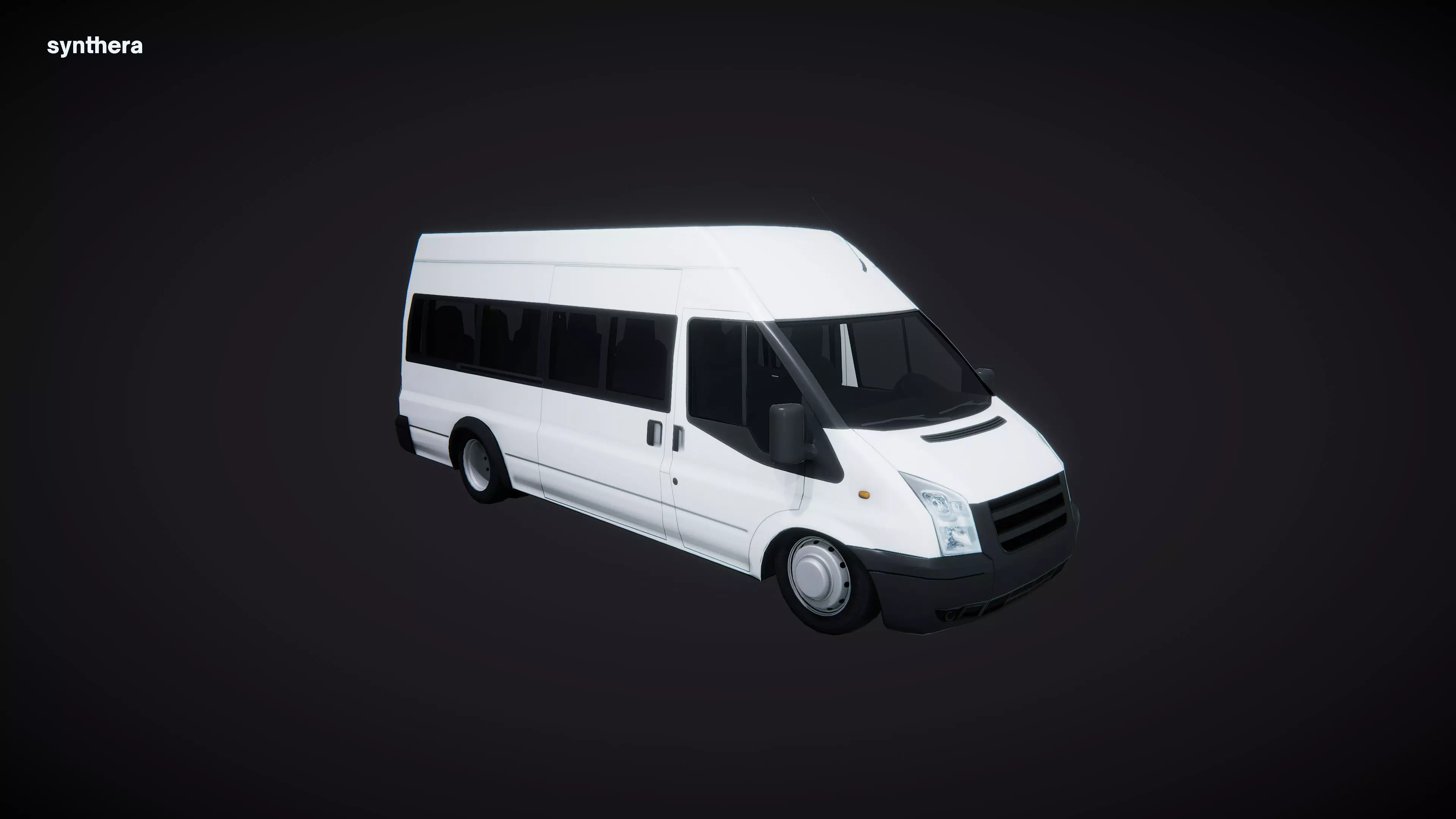 Van Minibus 01 3D model_0