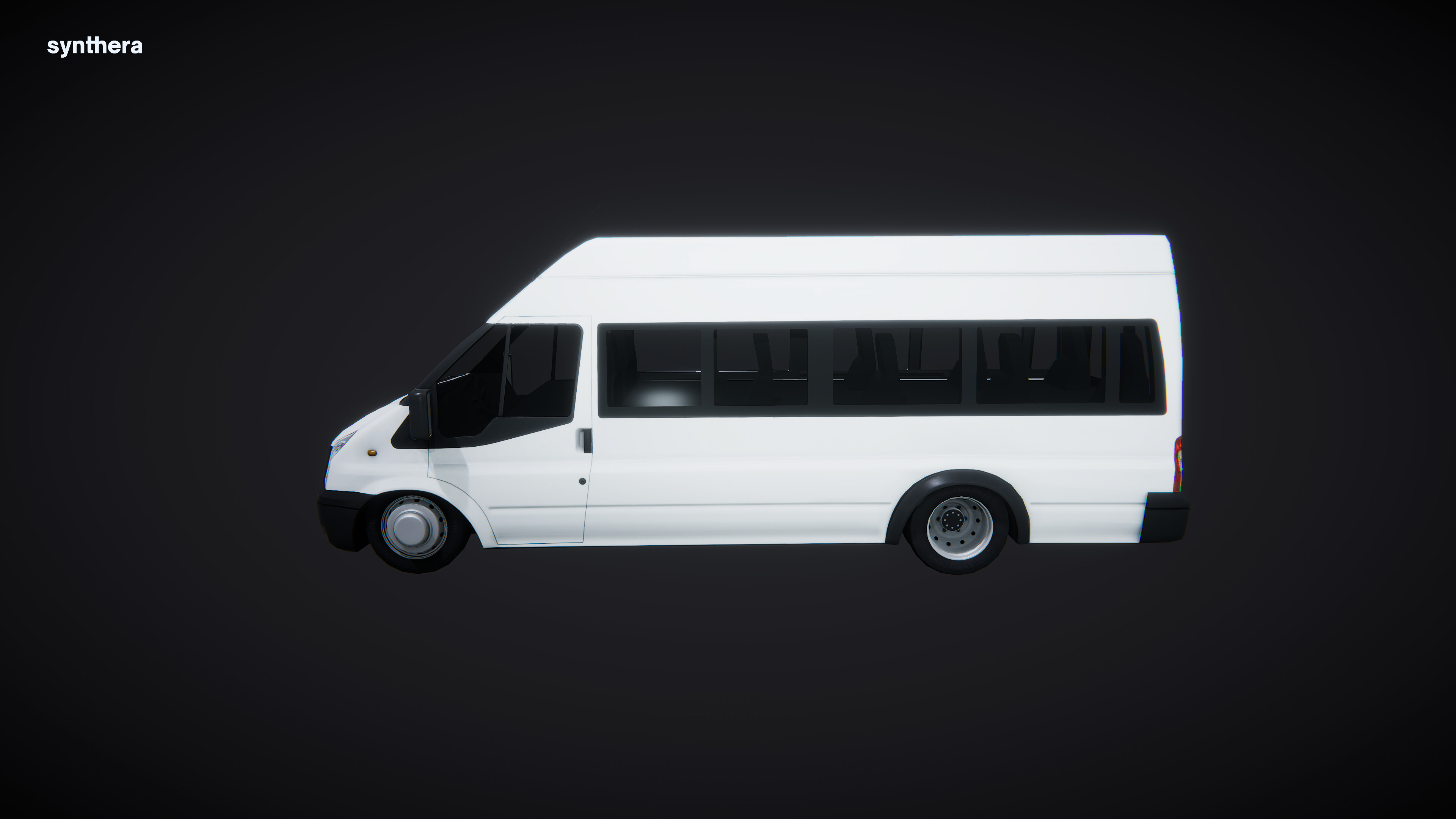 Van Minibus 01 3D model_5