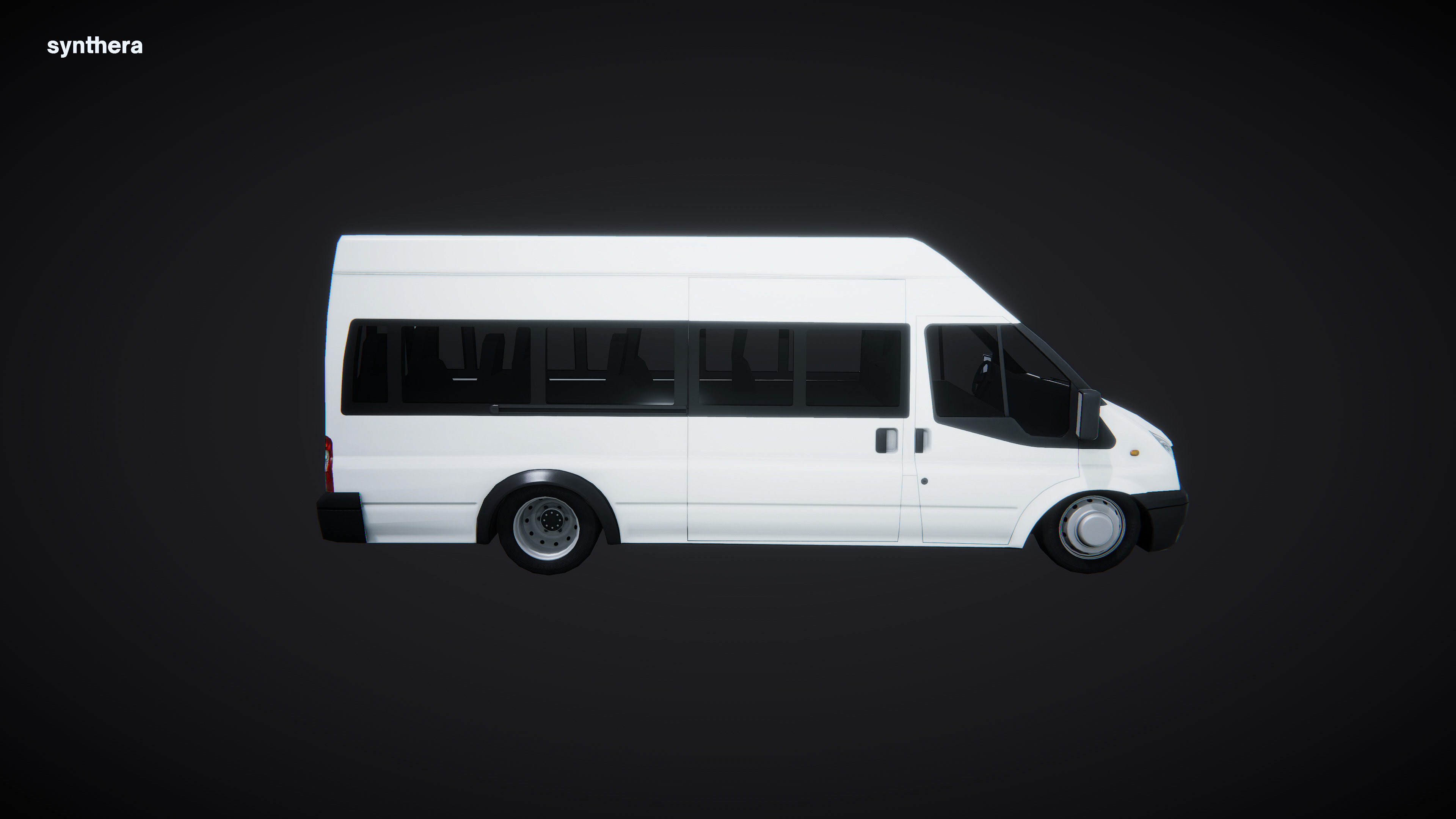 Van Minibus 01 3D model_3