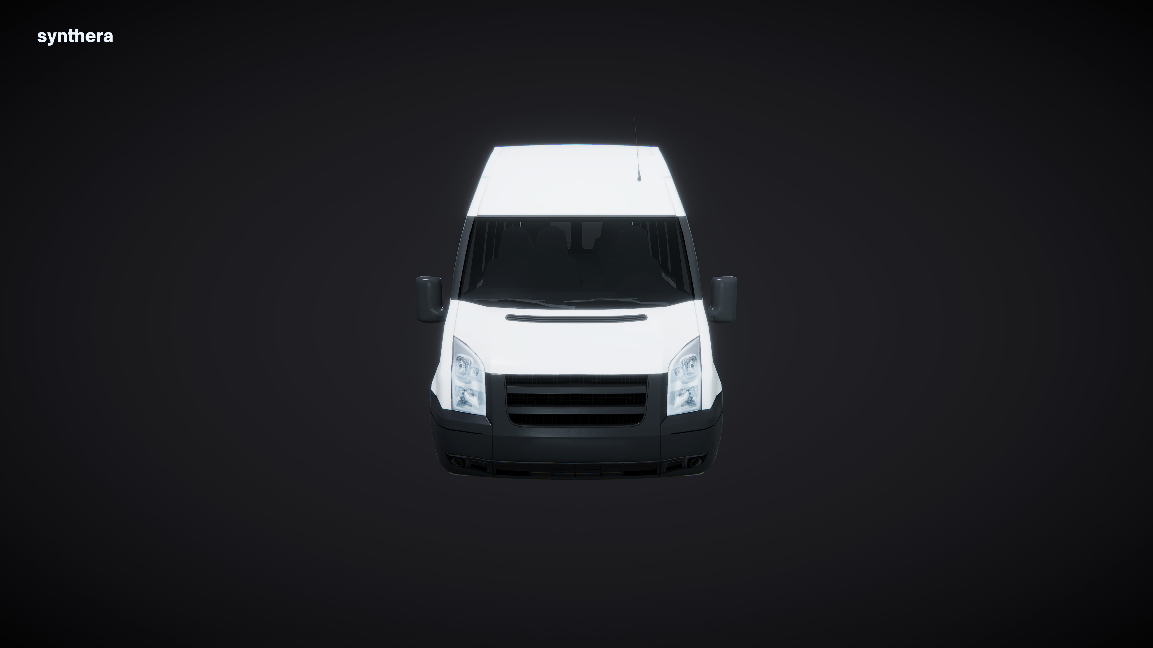Van Minibus 01 3D model_2
