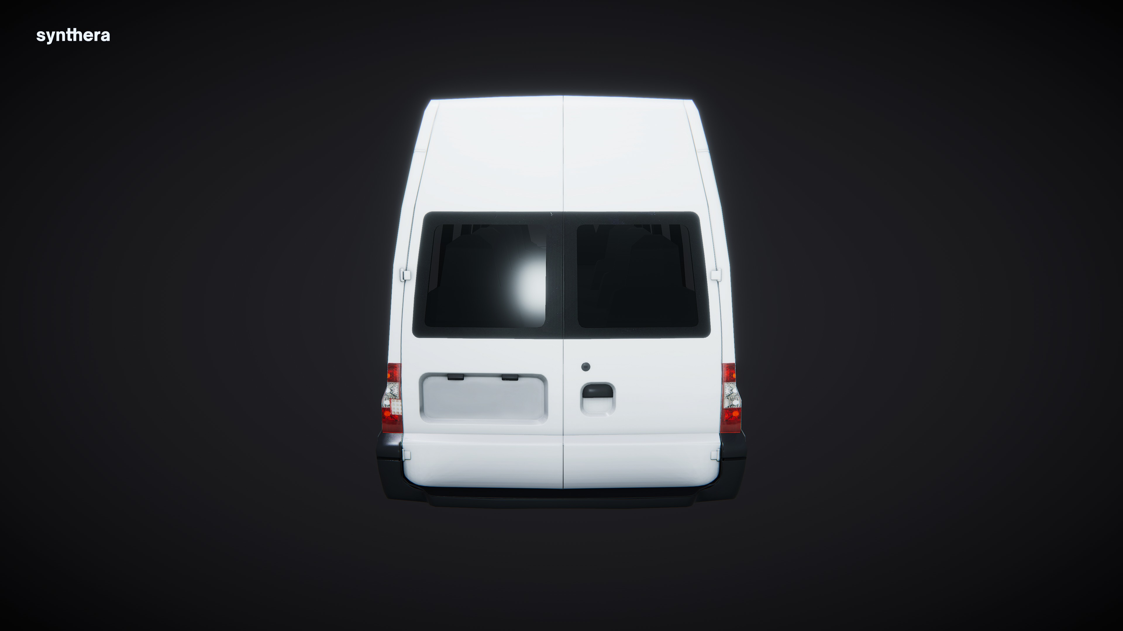 Van Minibus 01 3D model_4