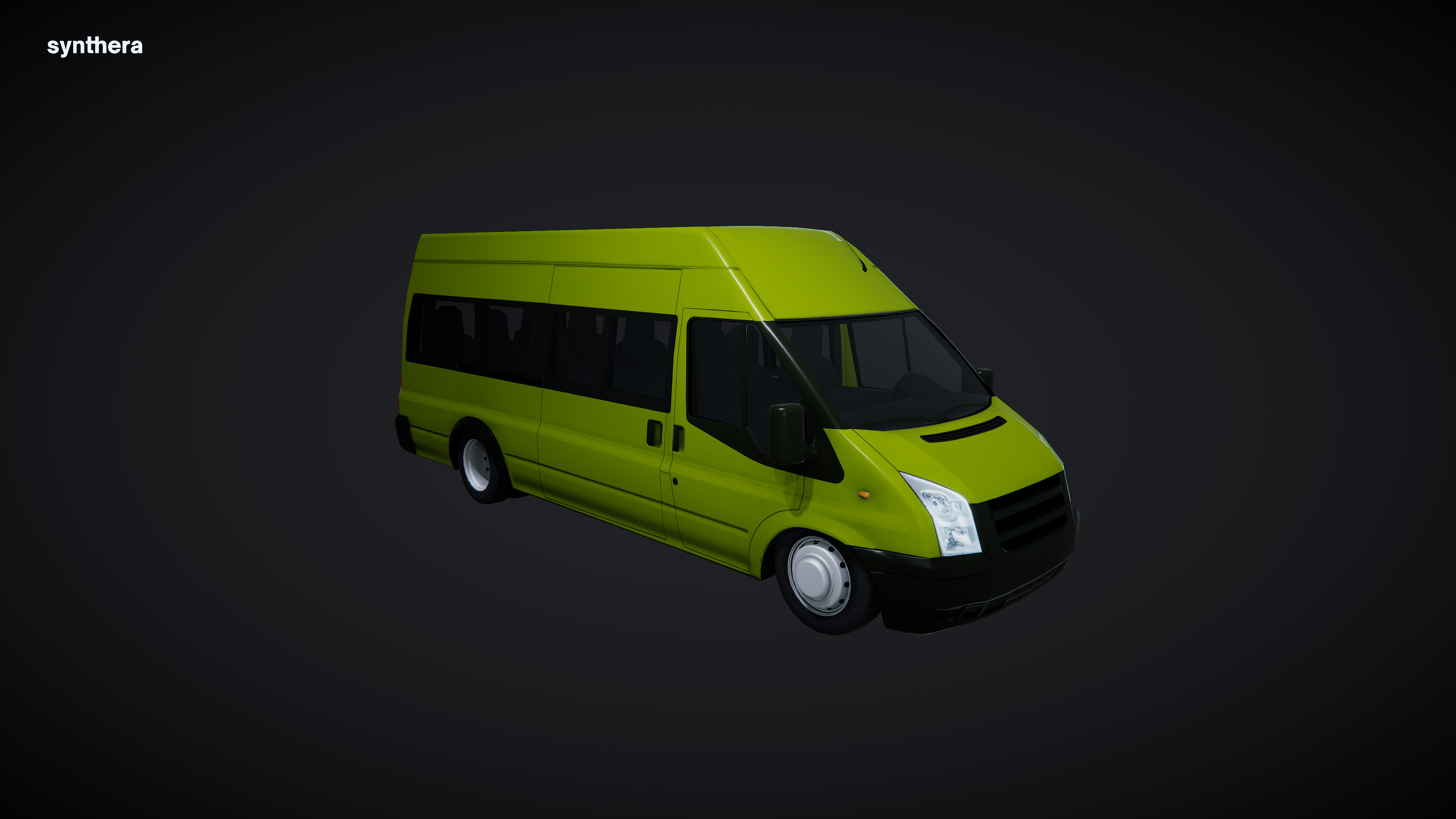 Van Minibus 01 3D model_6