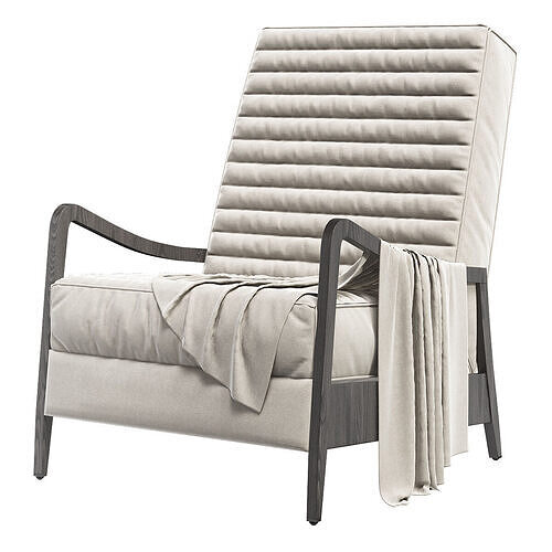 Chance Recliner in Various Colors Low-poly 3D model