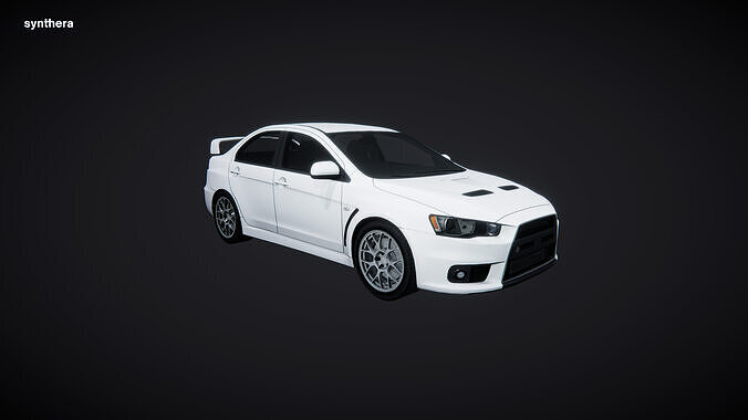 Car Saloon 01 3D model