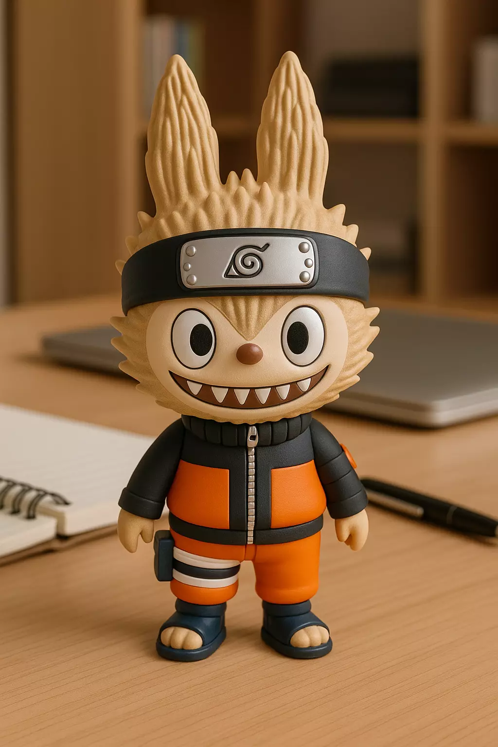 Labubu Naruto statue - 3D print 3D print model_0