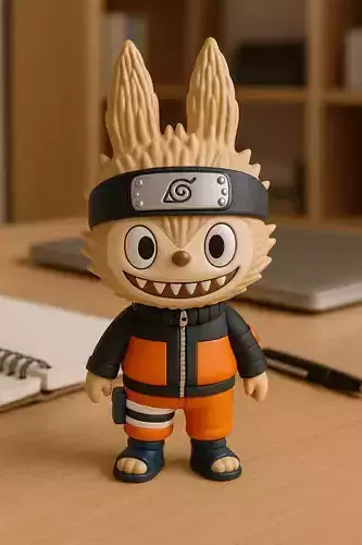 Labubu Naruto statue - 3D print