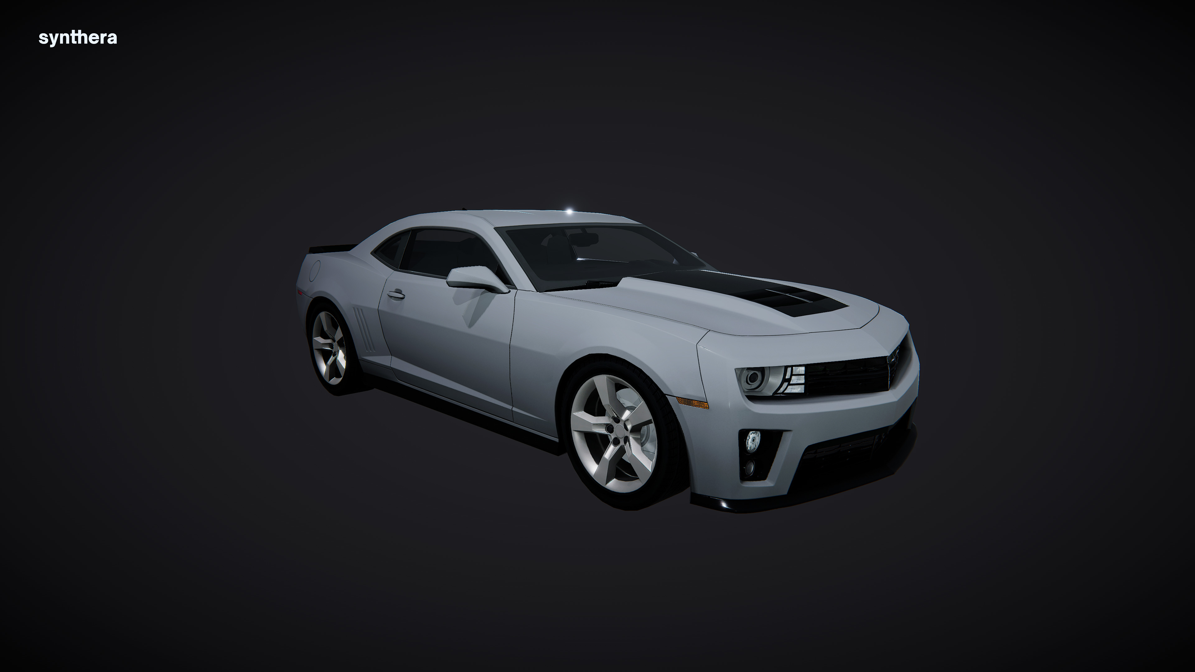 Car Muscle Coupe 02 3D model_9