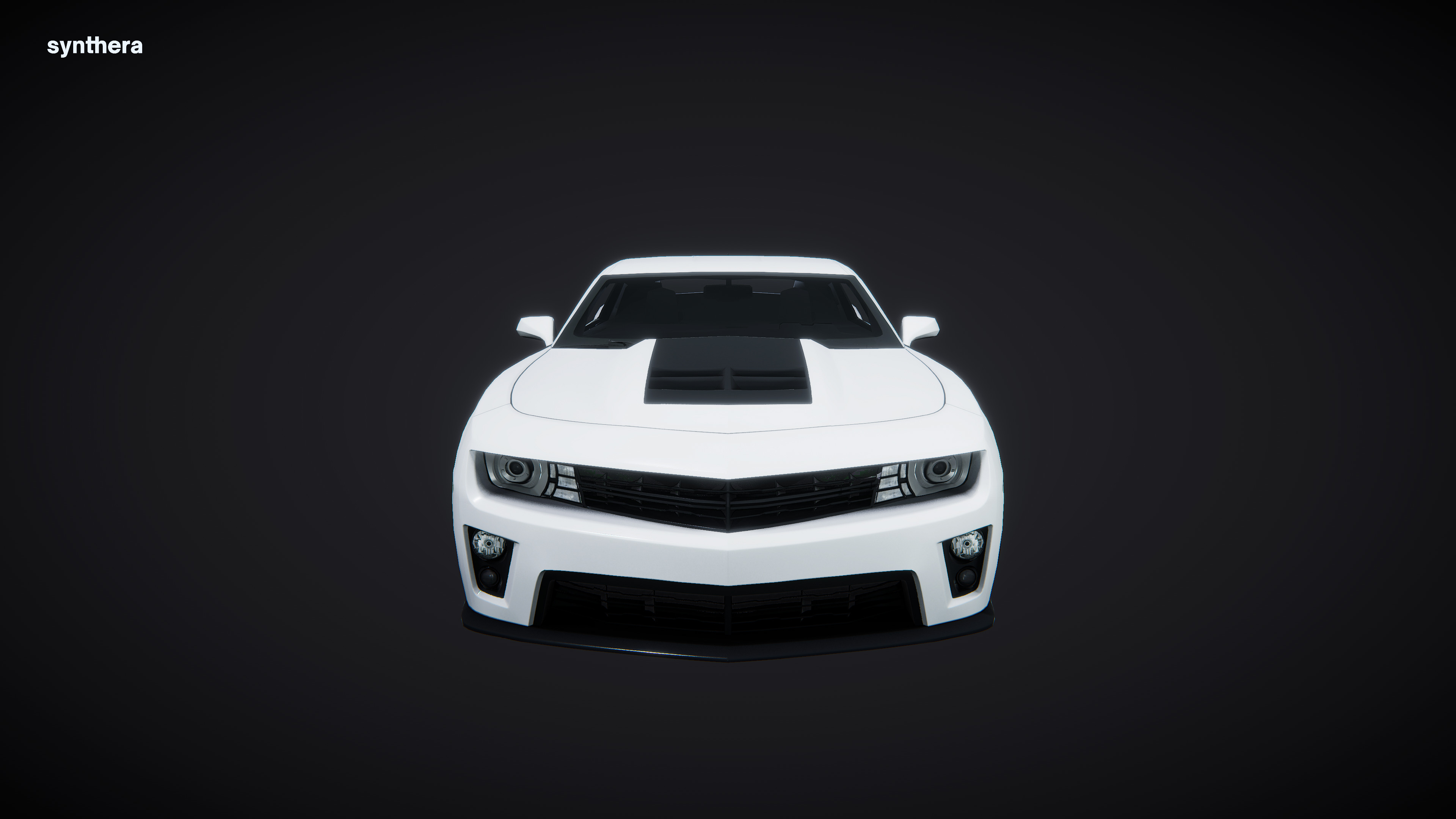 Car Muscle Coupe 02 3D model_2