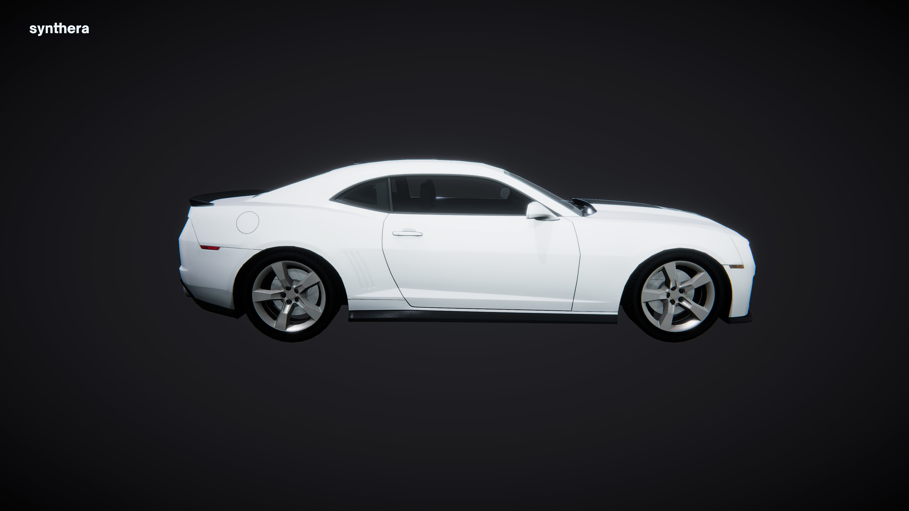 Car Muscle Coupe 02 3D model_3
