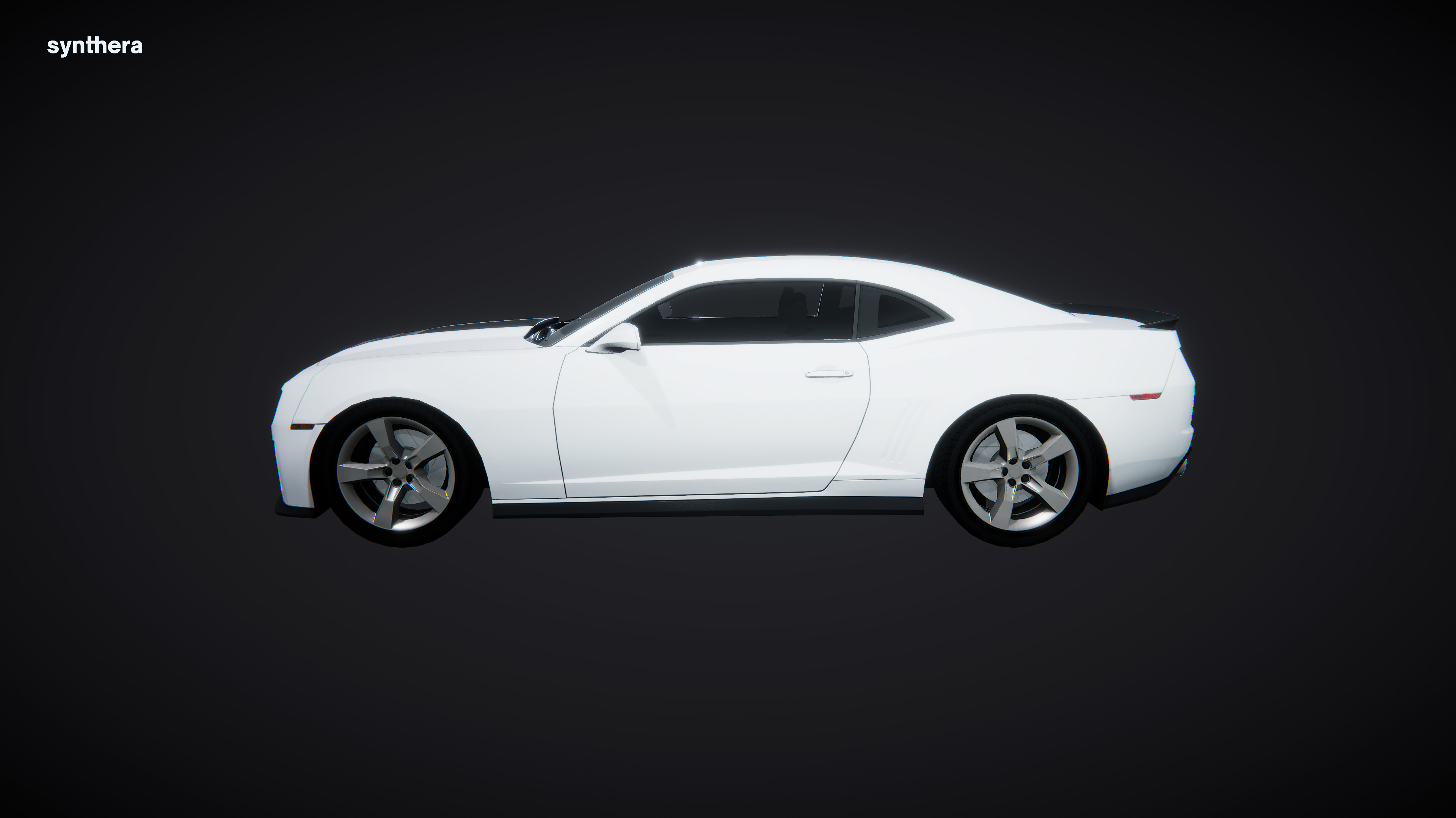 Car Muscle Coupe 02 3D model_5