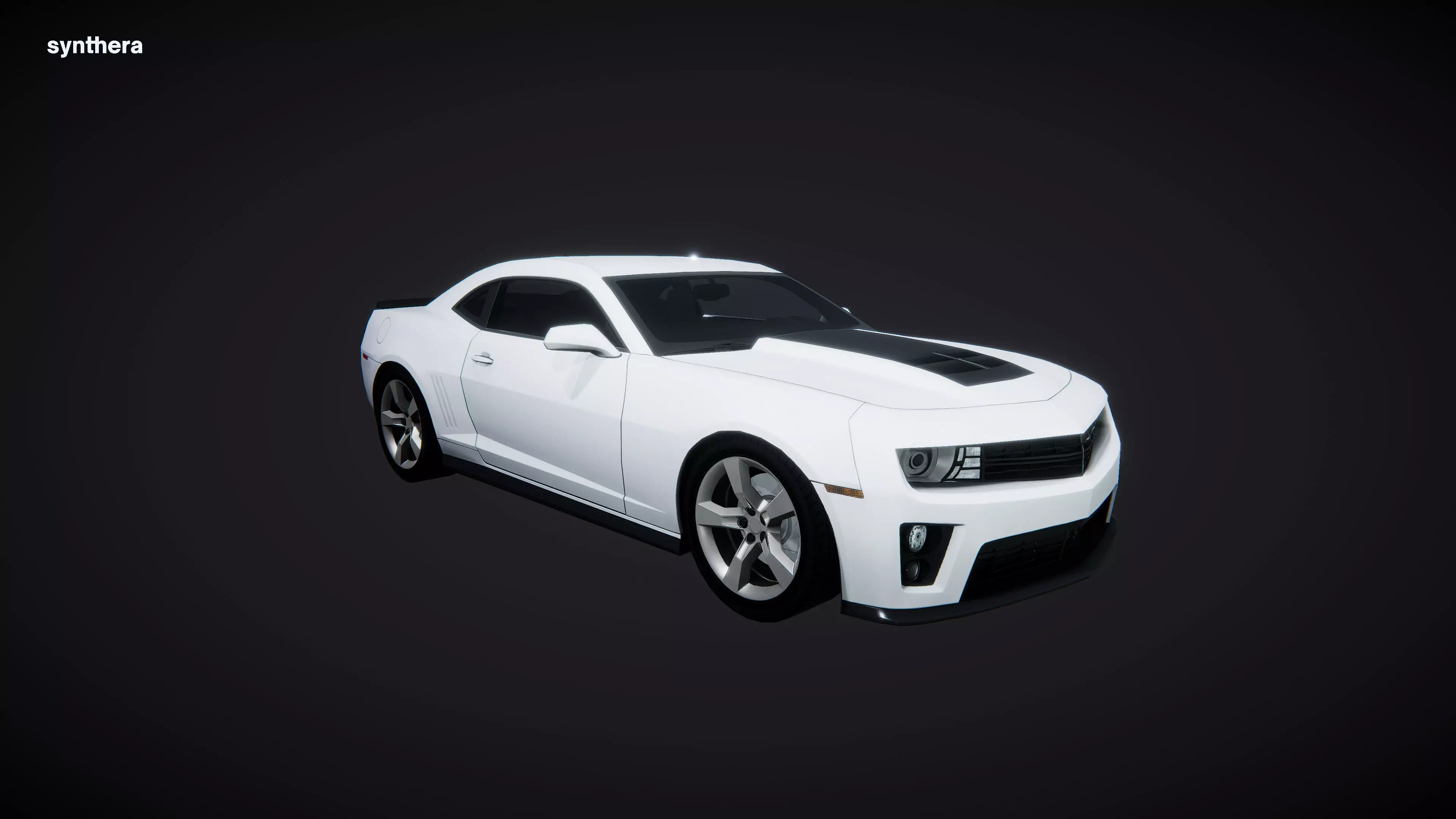 Car Muscle Coupe 02 3D model_0