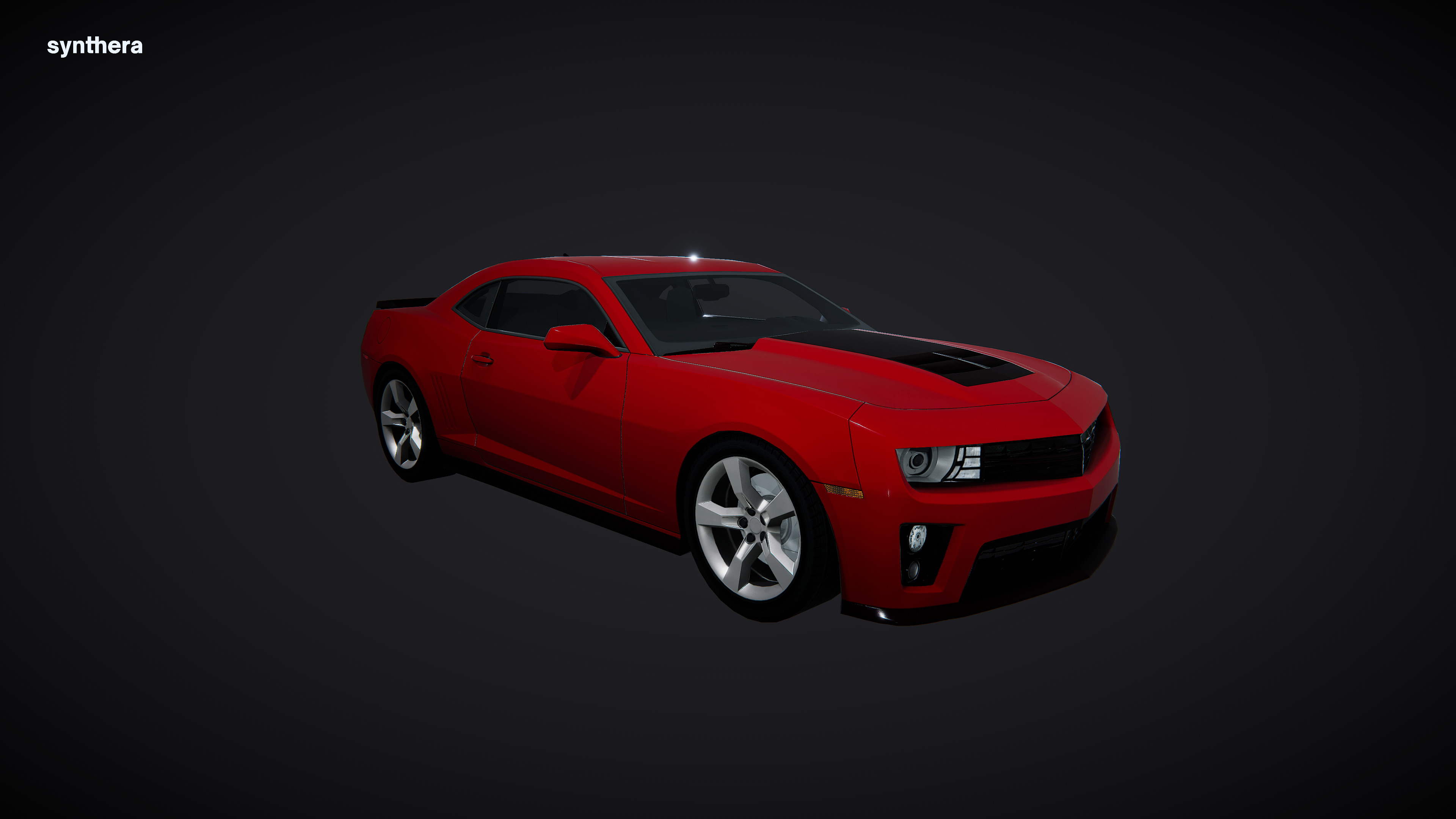 Car Muscle Coupe 02 3D model_8