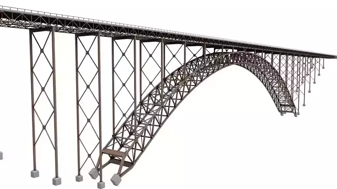 New River Gorge Bridge 3D model