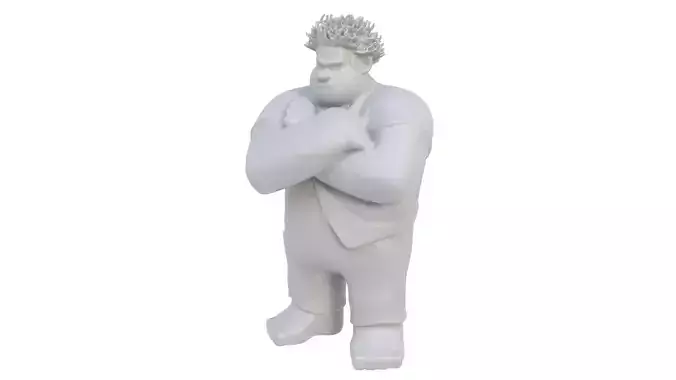 Cartoon character Ralph 02 3D model