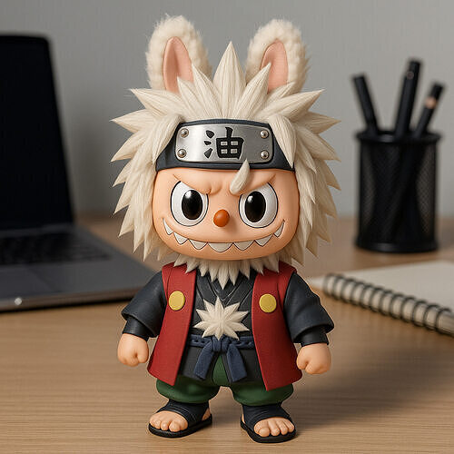 Labubu - Jiraiya statue - Naruto - 3D print 3D print model