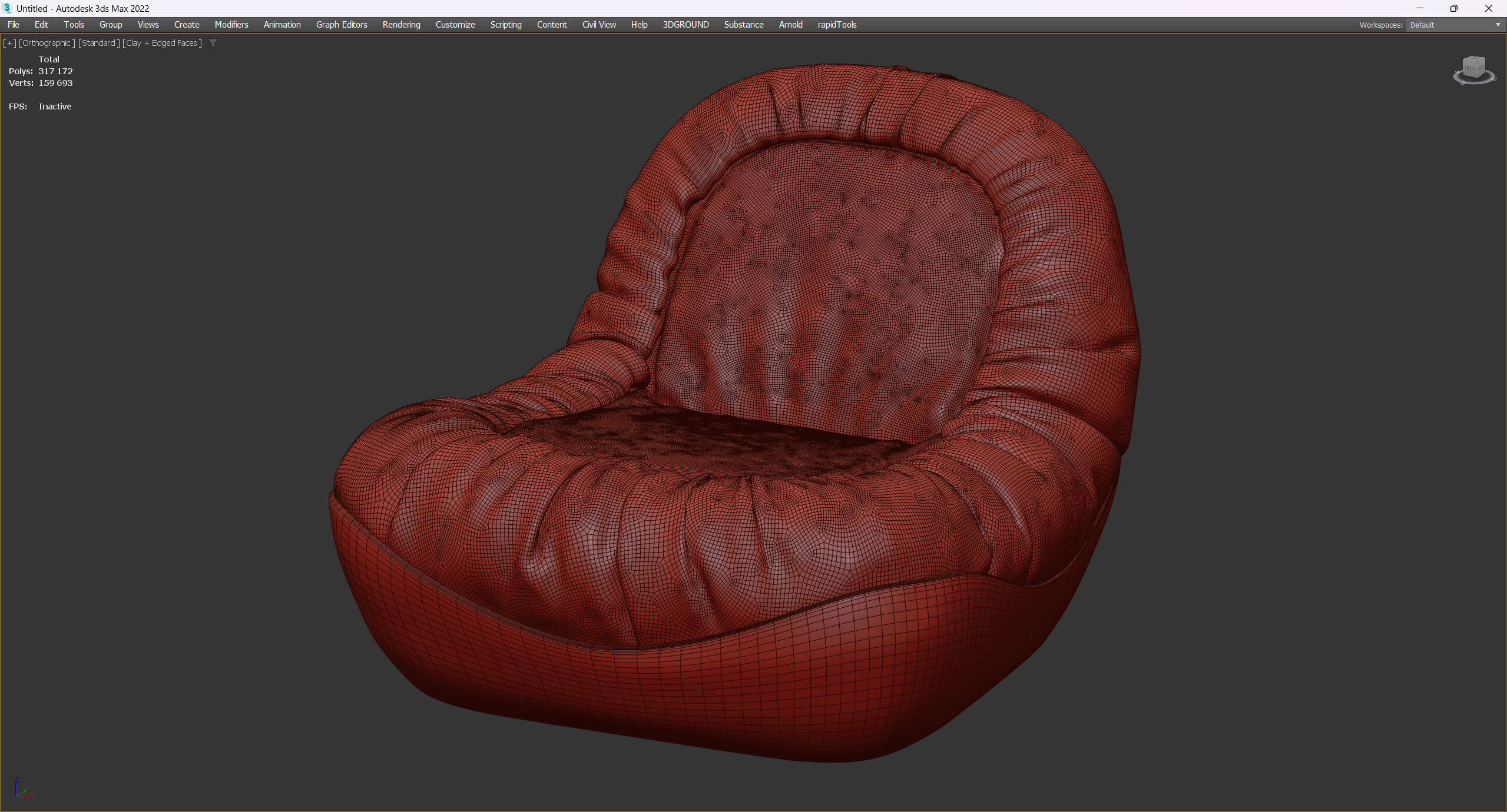 BAXTER BARRET Low-poly 3D model_7