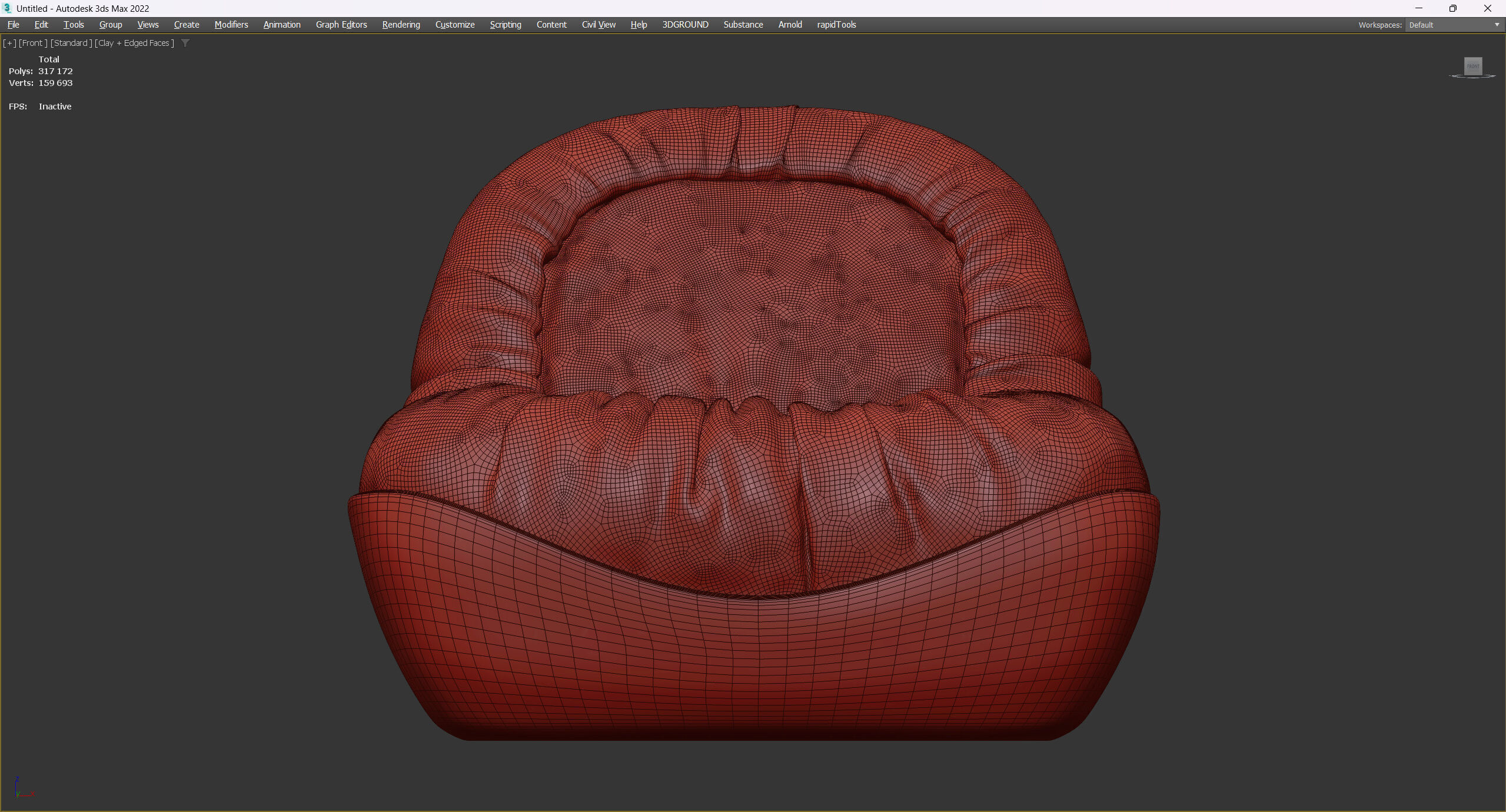 BAXTER BARRET Low-poly 3D model_6